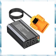 [W F S B] Outdoor Power Station Generator 300W Car Power Inverter for Li-Ion Battery Type-C PD65W US