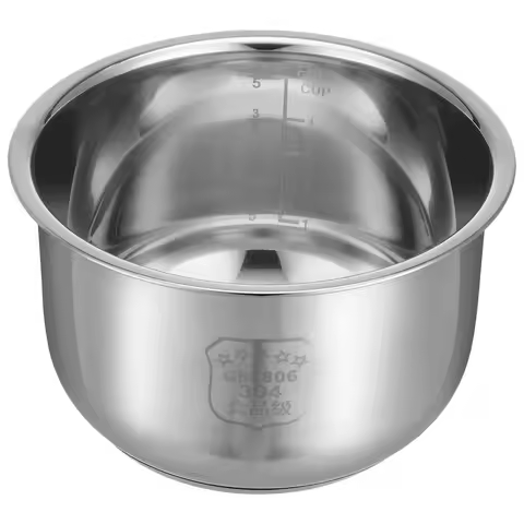 304 Stainless Steel Cookware Cooker Liner Thickened Double Bottom Universal Liner Replacement Access