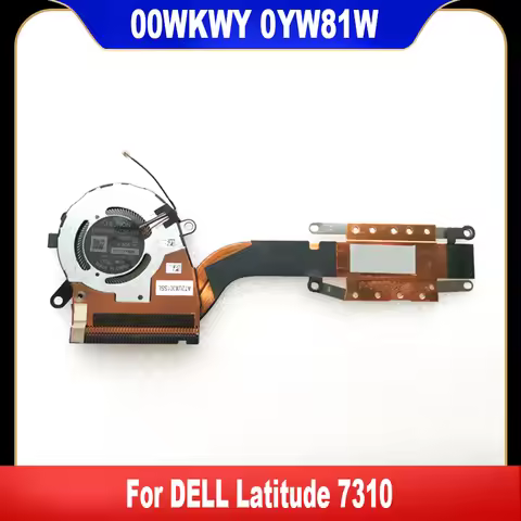 00WKWY 0YW81W New Original For DELL Latitude 7310 2 In 1 Laptop Cooling Fan Cooler Fan 0WKWY CN-00WK