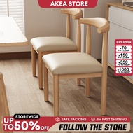Nordic Dining Chair Armchair Wooden Backrest Chair Accent Chair Wooden Texture Office Chair