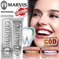 ⭐️HOT⭐️MARVIS Whitening Mint Toothpaste 85ml Toothpaste Bright Deep Cleaning Promotes Natural Teeth 