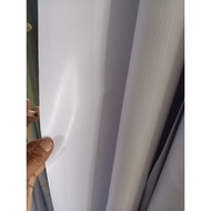 Plain white Baliho Flexi Banner Size 7mx10m Thickness 300GSM
