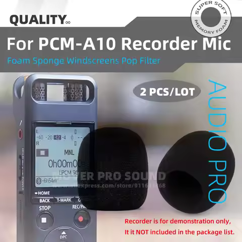 For SONY PCM-A10 PCM A10 A 10 Recorder Windscreen Pop Filter Screen Windshield Microphone Windproof 