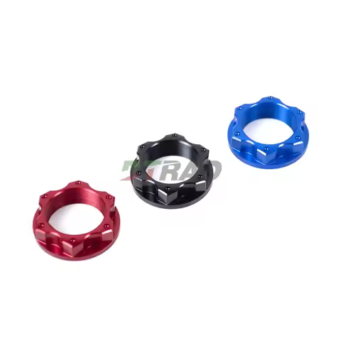 TWM CNC ALUMINUM STEERING STEM NUT M28 1.0 FOR Yamaha R1 R6 YZF-R1 YZF-R6 FZ8N FZ1N FZ800 FZ1000 FZ8