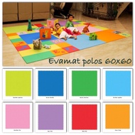LARGE EVAMAT FLOOR PUZZLE MAT 60x60cm PLAIN