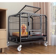 Chuồng chó lớn NAN ỐNG LunaPet CN06 - Chuồng lồng nuôi chó lớn sơn tĩnh điện có bánh xe