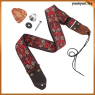 yuanyao Embroidered Guitar Strap Ukulele Straps Acoustic Guitars Creative Sling