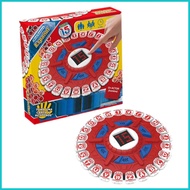 Word Board Game Vocabulary Letter Board Word Game Challenging Spinner Wheel with Adjustable Difficul