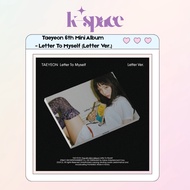 Taeyeon 6th Mini Album - Letter To Myself (Letter Ver.)