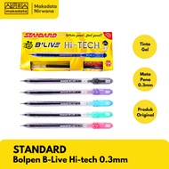 STANDARD BALLPEN/ PEN B-LIVE HI-TECH 0.3MM (1 PACK)