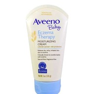 包平郵 Aveeno, 嬰兒濕疹膏，濕疹治療，保濕霜，無香型，5 盎司（141 克）