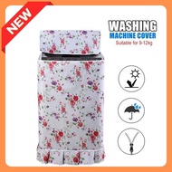 Washing Machine Cover, 9-12kg Top Load Cover Washing Machine, Dustproof, Waterproof, Sun-proof DSI