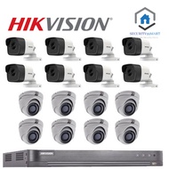HIKVISION 16 CHANNEL 2MP TURBO | COLOR | HD | DAY NIGHT | WEATHERPROOF | CAMERA CCTV BASIC PACKAGE  