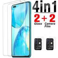 4 in 1 Tempered Glass for Infinix Note 8 Screen Protector Protective film for Infinix Note 7 Note8 Note7 glass