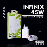 Charger For Infinix Note 30/Infinix Zero 20/Infinix GT 10 Pro Charger Infinix 45W Original Type-C Fa