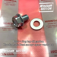 All axle oil bolts Honda automatic automatic axle oil bolts + Honda automatic axle oilRing