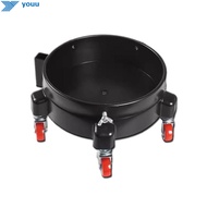 360° Rotating Bucket Dolly with Wheels - Heavy Duty Car Wash Storage Tray