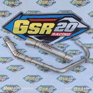 Kou mahachai SUPER open spec pipe 1set and big elbow for tmx 125 tmx 155 rusi tc125 rusi 150 rusi 17