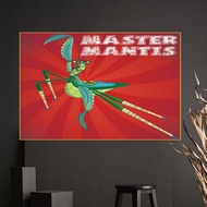 Fu panda "Mantis" UK 21x30 laminated poster