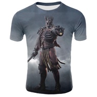 Explosive Skull Digital Printing Tshirt Apparel Clothing Shortsleeved Clothes