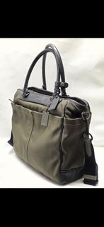 COACH Tote Bag Genuine Leather + Nylon Business Tote Unisex [AUTHENTIC] 

COACH 真皮 + 尼龍經典款包 /手挽袋 / 上