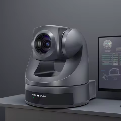HCSTVCON USB3.0 HDMI LAN PTZ Camera NDI 4K 20X Zoom Video Conference for Church Online Youtube Skype