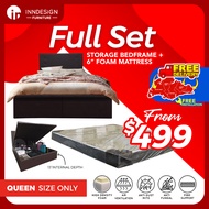 🔥$399 ONLY QUEEN STORAGE🔥Storage Bed Frame / Divan  Bedframe / STORAGE BED