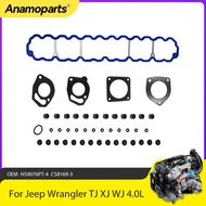 Engine Parts Head Gasket Set Fit 4.0 L GAS For Jeep Grand Cherokee Wrangler TJ XJ WJ 4.0L ERH S01 MX