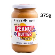 Forty Thieves Peanut Butter – Smooth & Crunchy 500g | 375g | Peanut Spread with Chocolate Nuts & See