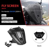 Motorcycle Accessories Mini Windshield Windscreen For Honda CB650R CB 650R CB 650 R (2024- ) Front F