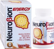 60 Caps Neurobion Energy - Amino Acids Vitamin B1 B2 B6 B12 - Increases Brain Alertness & Stamina