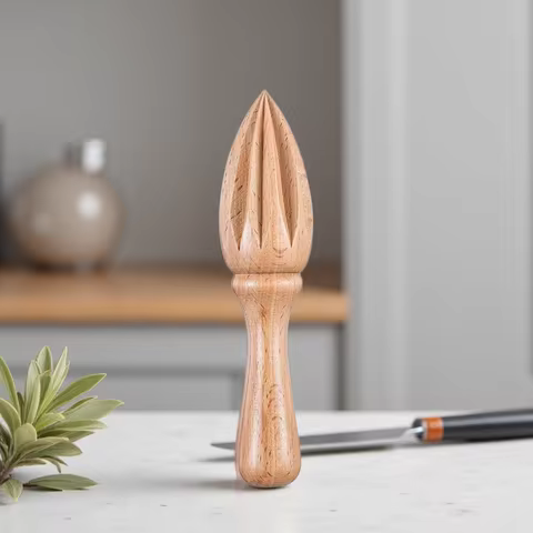 Wooden Citrus Reamer Manual Lemon Squeezer Orange Lemon Hand Juicer Mini Fruit Juicer Portable Lemon