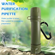Mini Portable water Filter✾Outdoor Water Filter Straw Water Filtration System Water Purifier 1000L For Camping Traveling