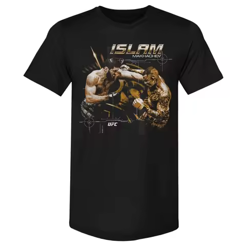 2026 Summer UFC Islam Makhachev Fighting Graphic T-shirt Women Sports Cotton Short Sleeve Loose Leis