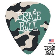 Ernie Ball® Camouflage Pick ปิ๊กกีตาร์ ลายทหาร (Thin: 0.46 mm) ** Made in USA **