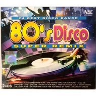 80's Disco Super Remix 2CD 24 Best Disco Dance KC & The Sunshine Band Donna Summer Boys Town Gang Do