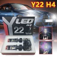 🔥COD🔥ไฟหน้า Y8 Y19 Y22 Y24 -HIGH POWER LED ขั้ว H4คัตออฟ RHD รุ่นใหม่ตั้งไฟง่าย(มีวงจรเช็คความร้อนเก