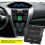 [Limyth]Dashboard Emergency Switch Double Flash Hazards Button Warning Light for Vios 2006-2012 Part