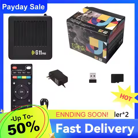 Video Game Console with Wireless Dual Controllers Plug and Play 4K HDMI-Compatible Output US Standar