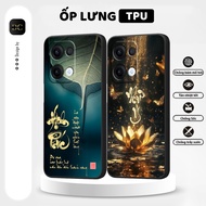 Oppo Reno 13 5G case with calligraphy image of Happiness, Parents, Husband and Wife, Fulfilling Wish