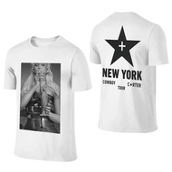 Carter Tour Cowboy T-Shirt Street Style Men's Novelty Cotton Casual Short Sleeve Clothing