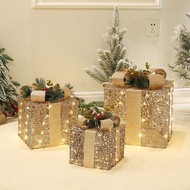 DISCO BEAR | ชุดศิลปะเหล็กประดับคริสต์มาส 3 ชิ้น