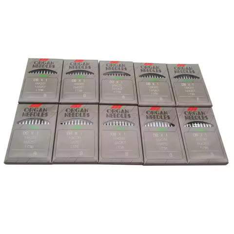 100PCS #DBx1 ORGAN Sewing Machine Needles DBX1 16X231 16X257 1738 FIT FOR JUK DDL BROTHER DB2 JACK A