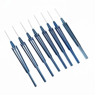 Capsulorhexis Forceps Micro Intraocular Scissors Micro Tweezers 19G 20G 23G Titanium Ophthalmic Inst