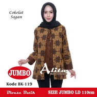 Blouse Batik Jumbo/ Atasan Batik Wanita Jumbo/ Batik Blouse Jumbo SH3