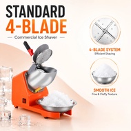 8 Blade Electric Ice Shaver Machine Powerful Ice Crusher Snow Cone Maker Bingsu Maker ABC Cendol Ice