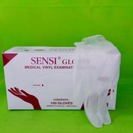 Sensi Vinyl Gloves/ Sensi Vinyl Gloves/ Transparent Handscoons
