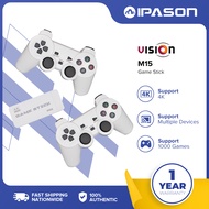 Vision M15 Game Stick Wireless Game Controller 64GB 20,000+ Retro Games Two-Player for PS1 and More