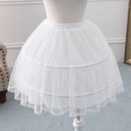 [Ready Stock] Children Daily Boneless 42cm Skirt lolita Puffy Skirt Girls Dress lolita Performance#儿