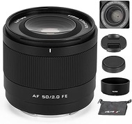 VILTROX 50mm F2.0 FE-Mount, AF 50mm F2 Lens for Sony E, Full Frame STM Auto Focus Prime Lens for Son